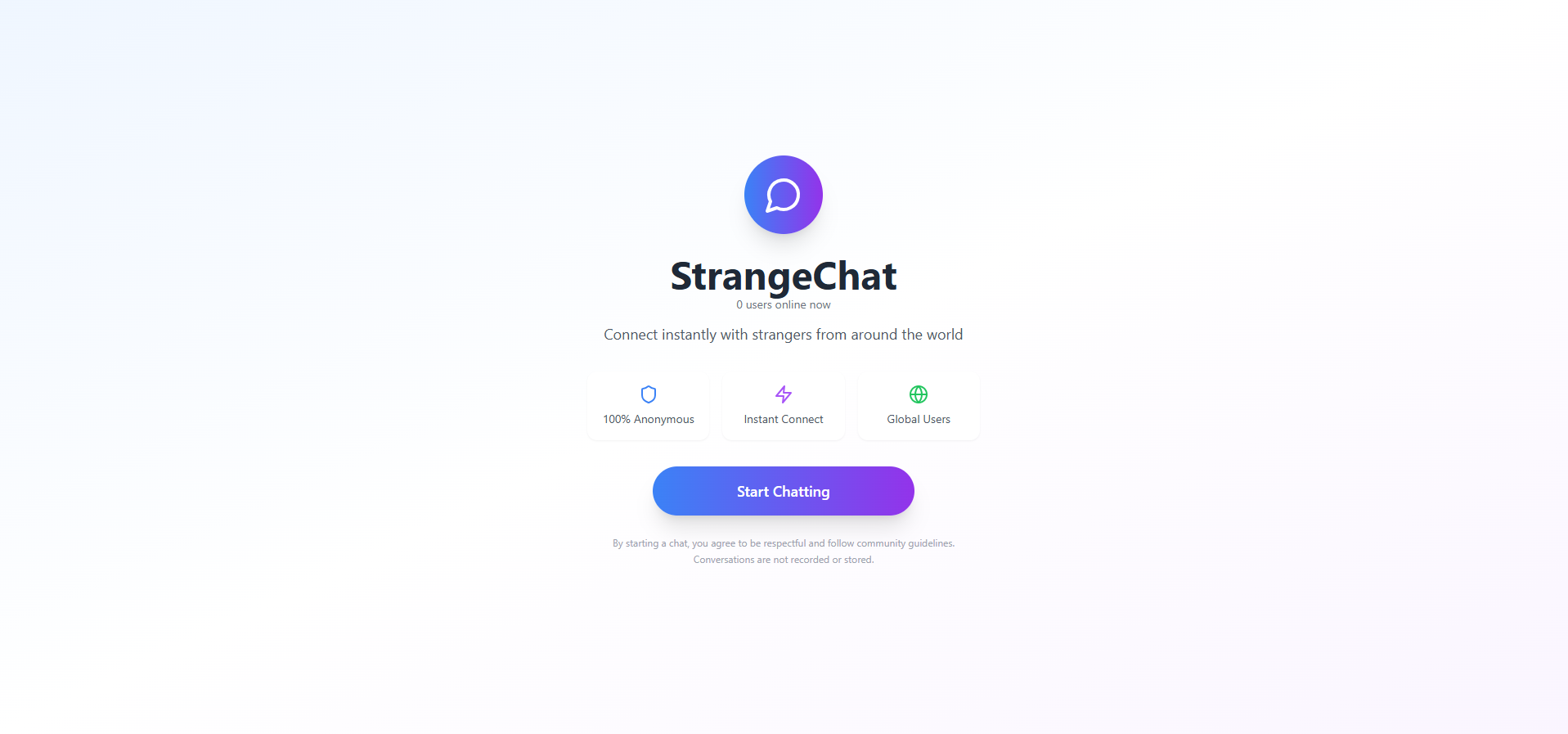 Mídia 1 de Strangechat - Conecte -se com estranhos
