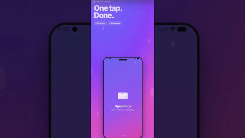 OpenInbox.io screenshot 1 (video preview)