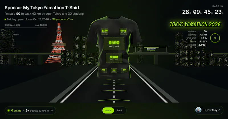 Tokyo Yamathon 2026 screenshot 1