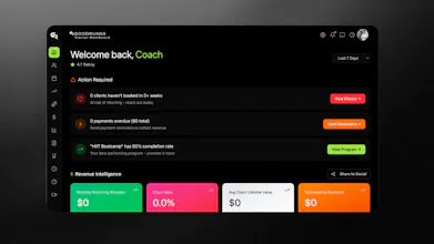 GoodRunss AI Trainer Dashboard gallery image
