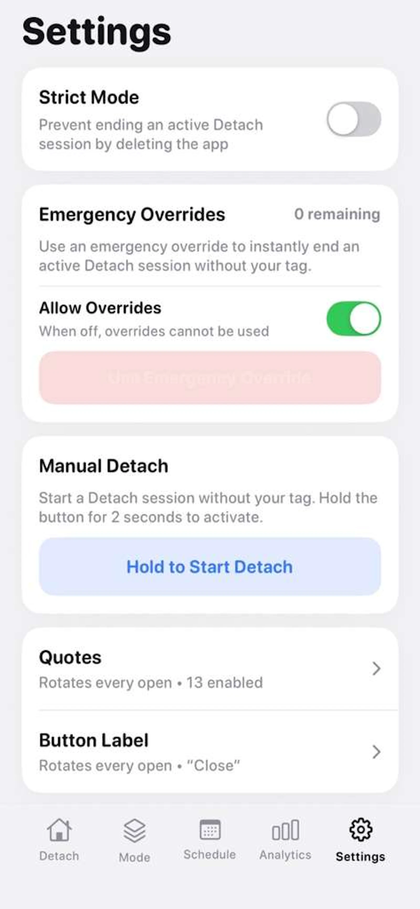 Detach screenshot 9