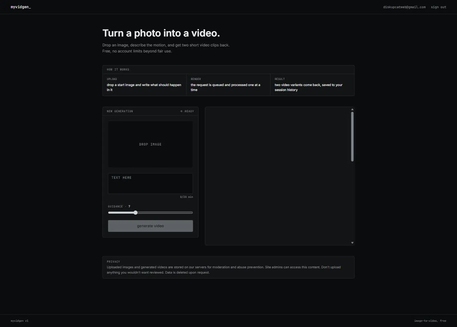 myvidgen screenshot 1