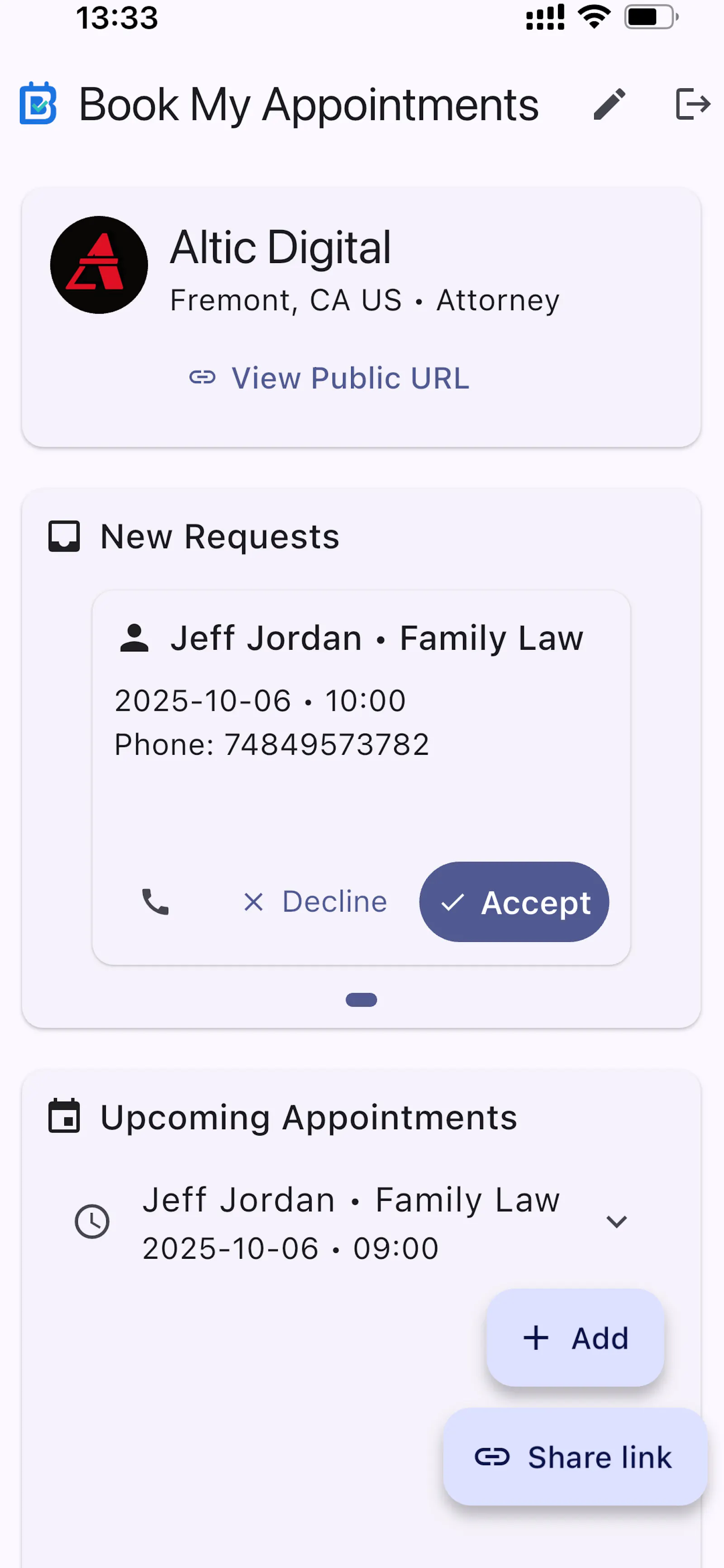 Book My Appointments screenshot 1