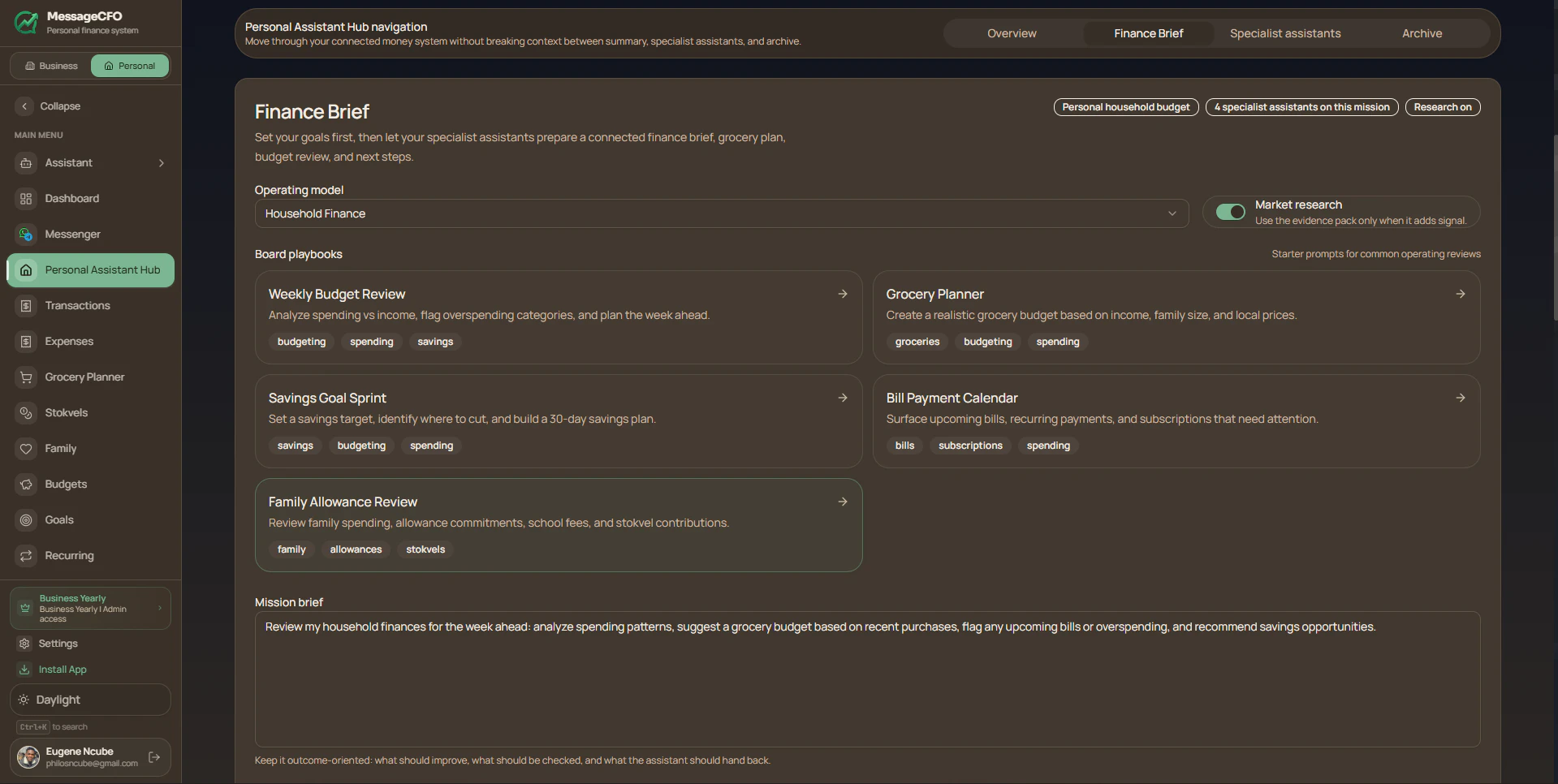 MessageCFO screenshot 5