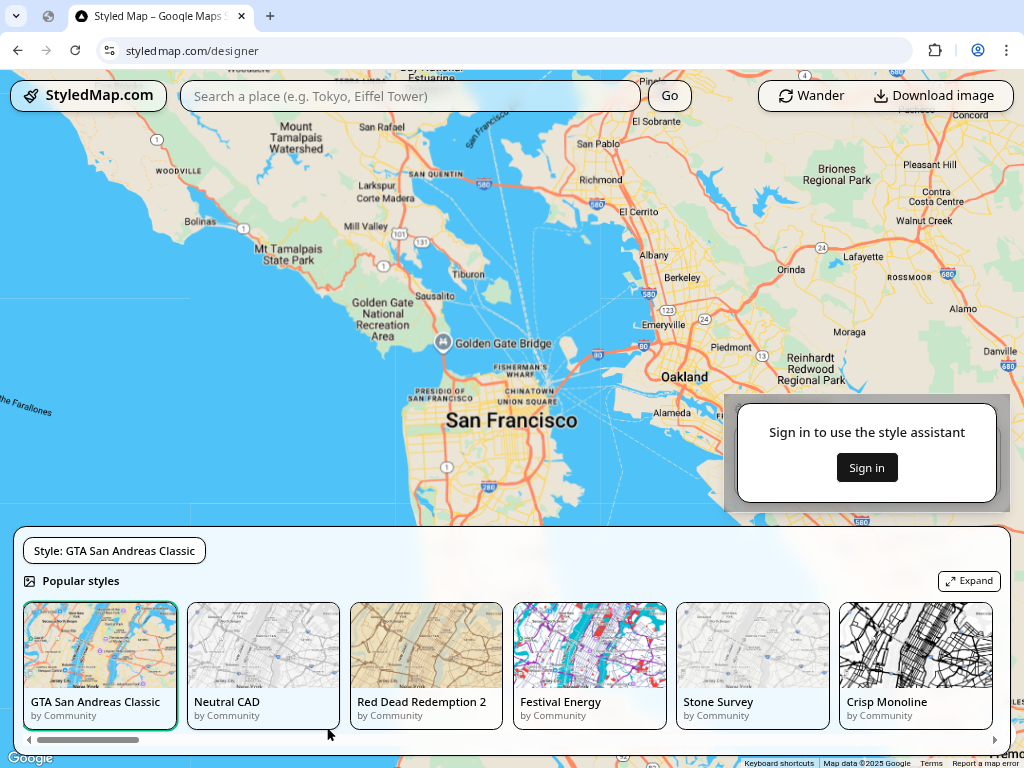 Mappa in stile media 3