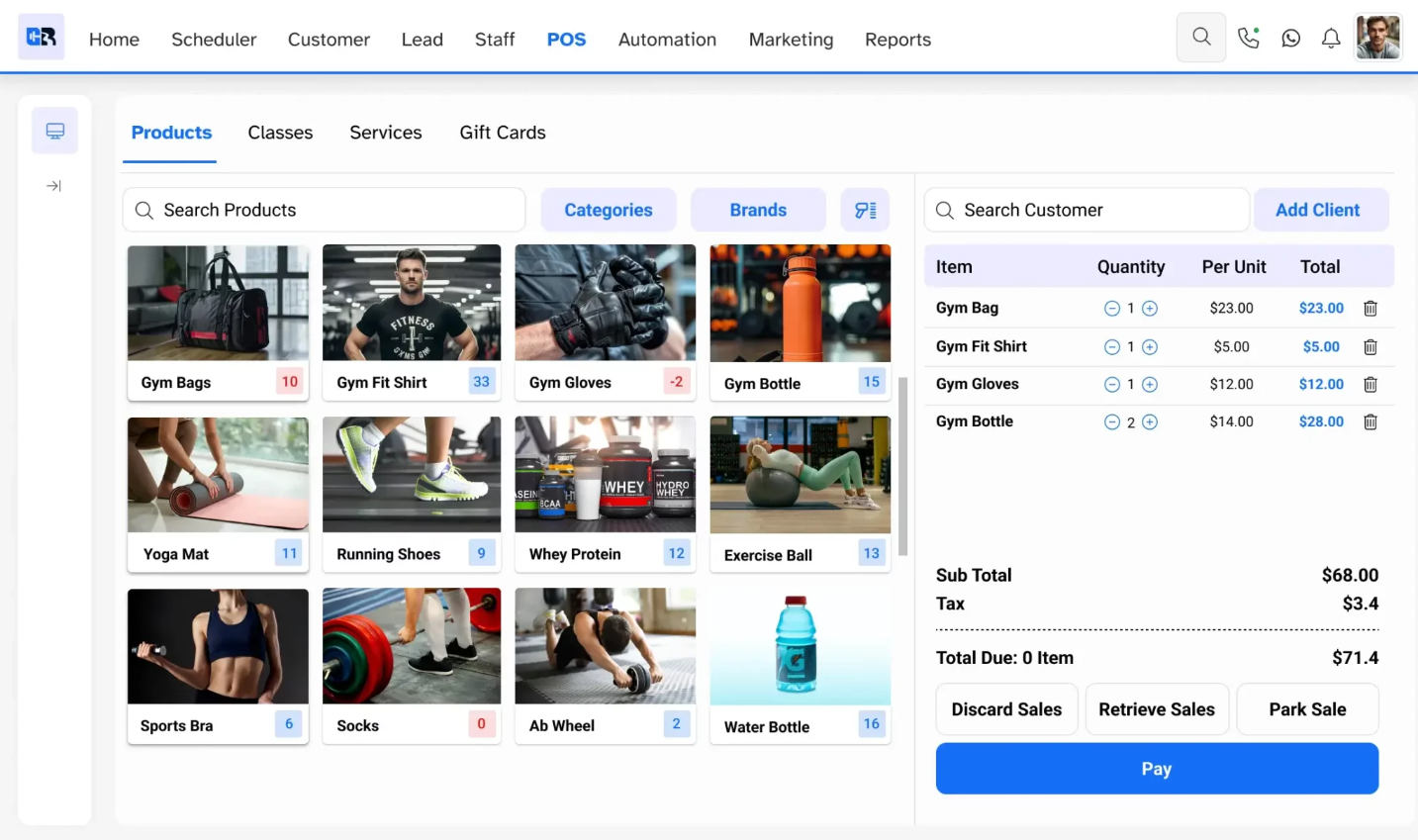 وسائط gymroute - أفضل برنامج لإدارة الصالة الرياضية 4