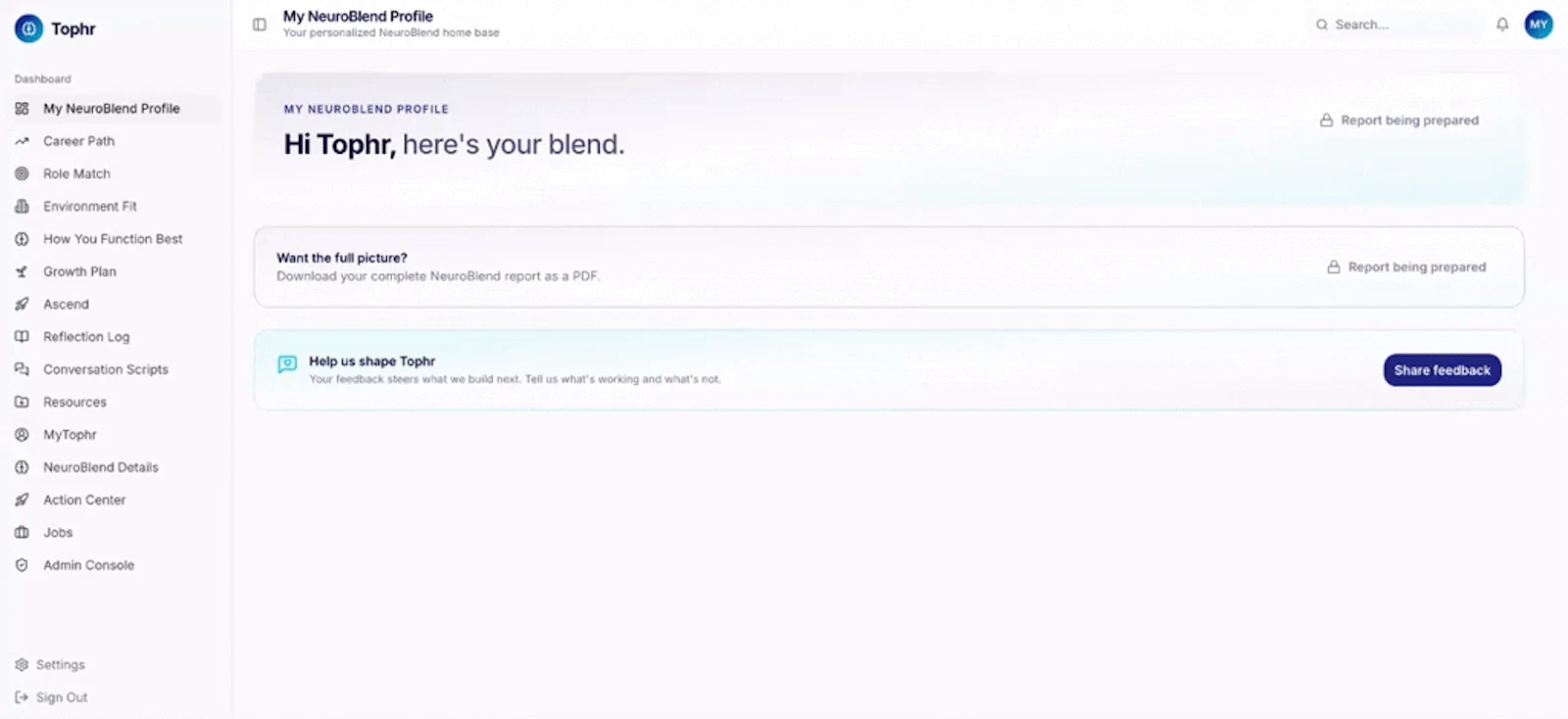 Tophr: Rethink How Teams Work screenshot 1 (video preview)