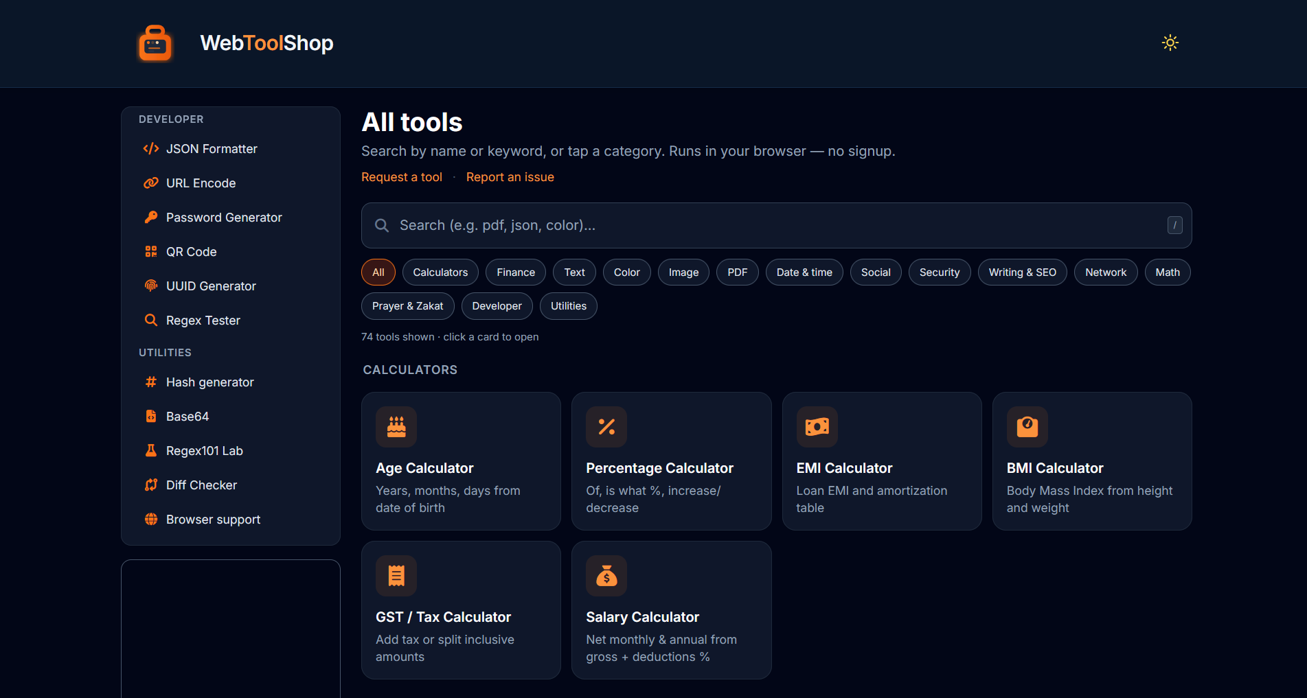 Webtoolshop gallery image