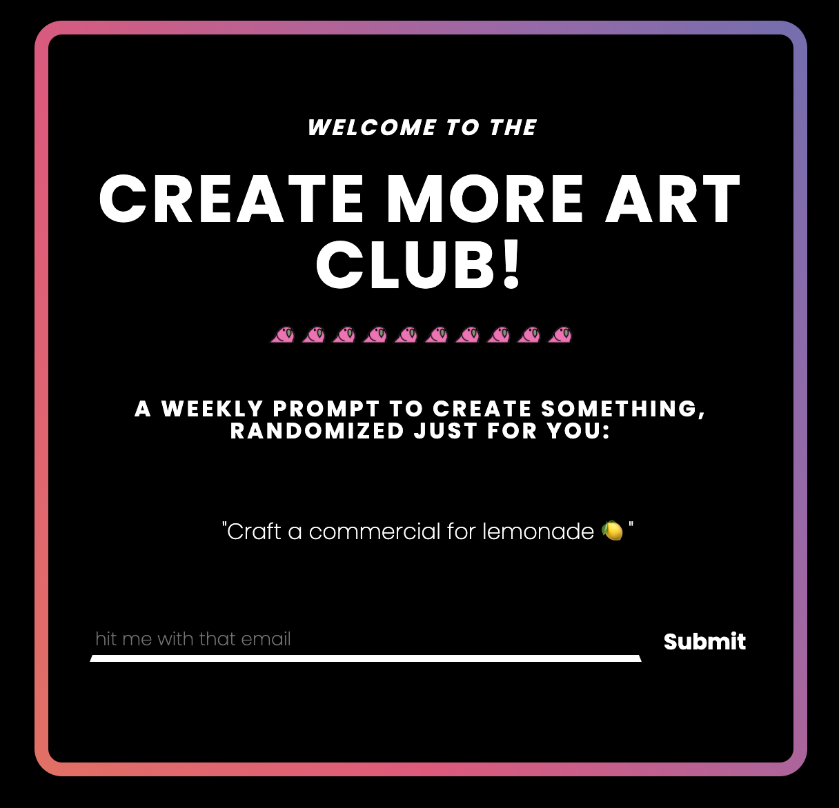 Create More Art Club gallery image