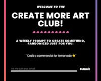 Create More Art Club media 1