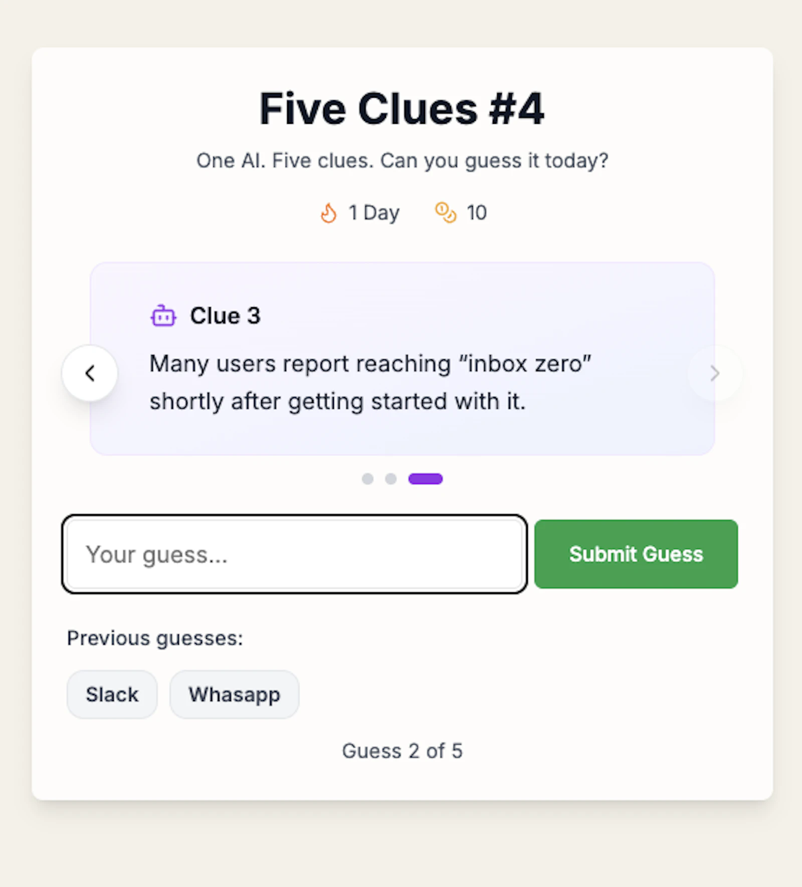 Five Clues screenshot 2