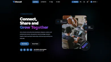 Discusli - Community Forum Template gallery image