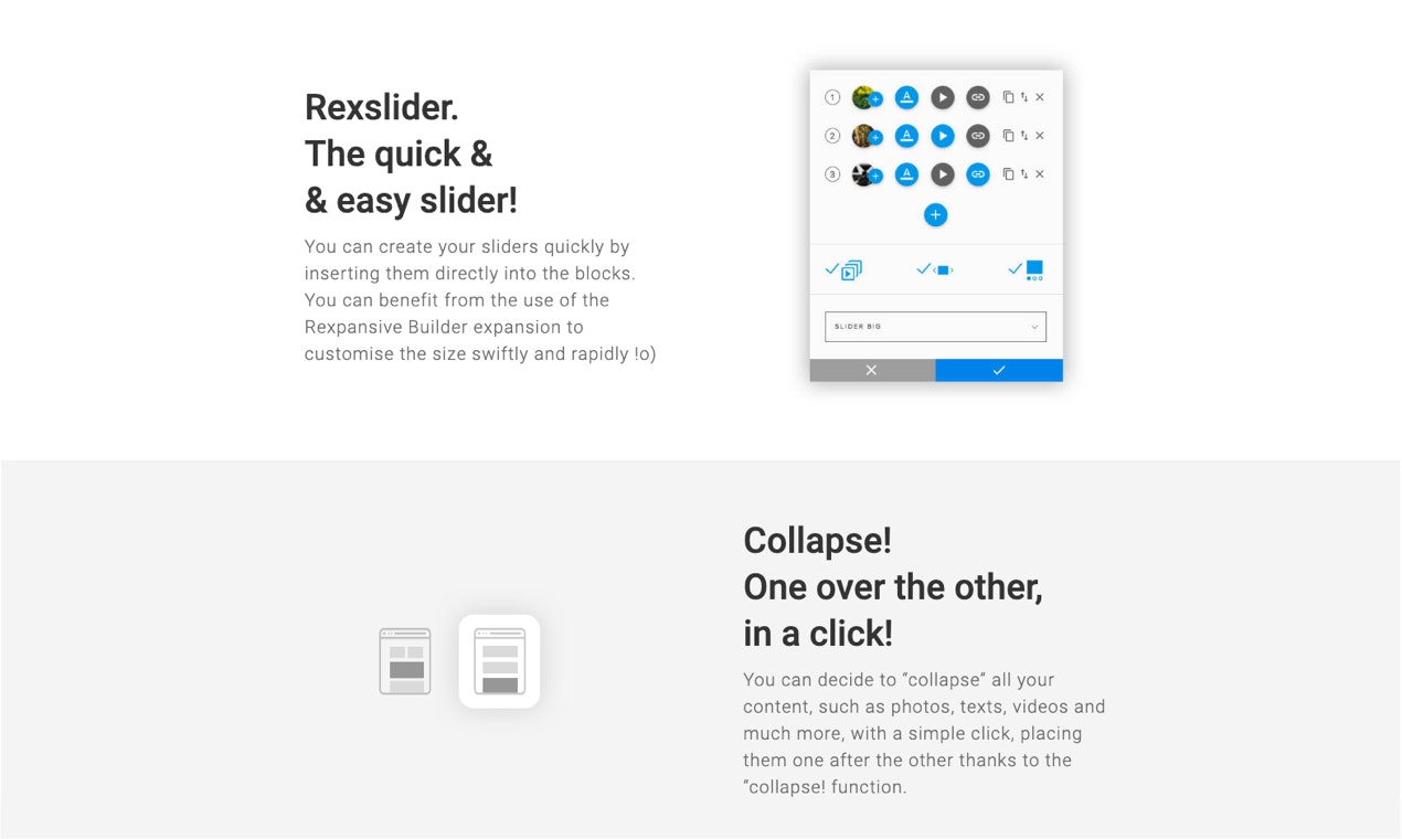 REXPANSIVE Free Page Builder - WordPress gallery image
