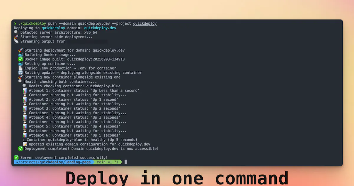 QuickDeploy