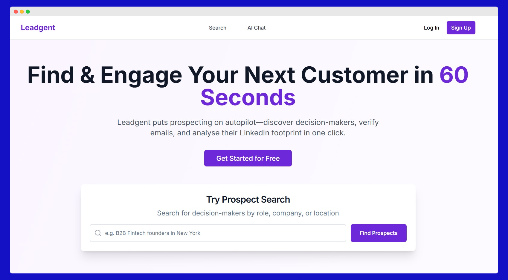 Leadgent - Vind besluitvormers in één klik met AI media 2