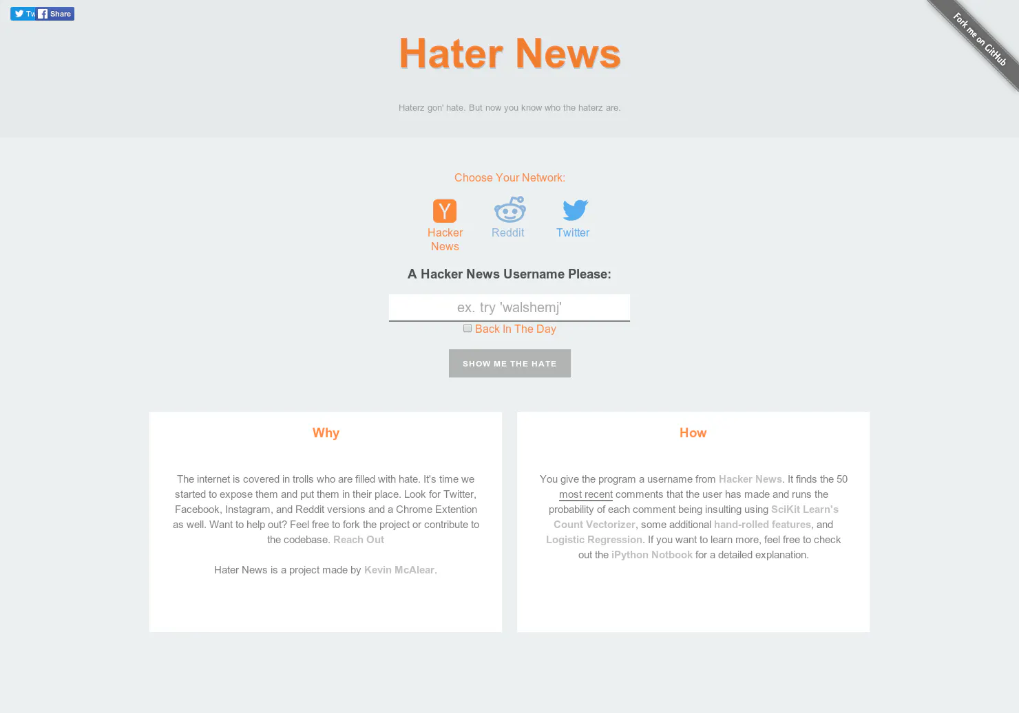Hater News