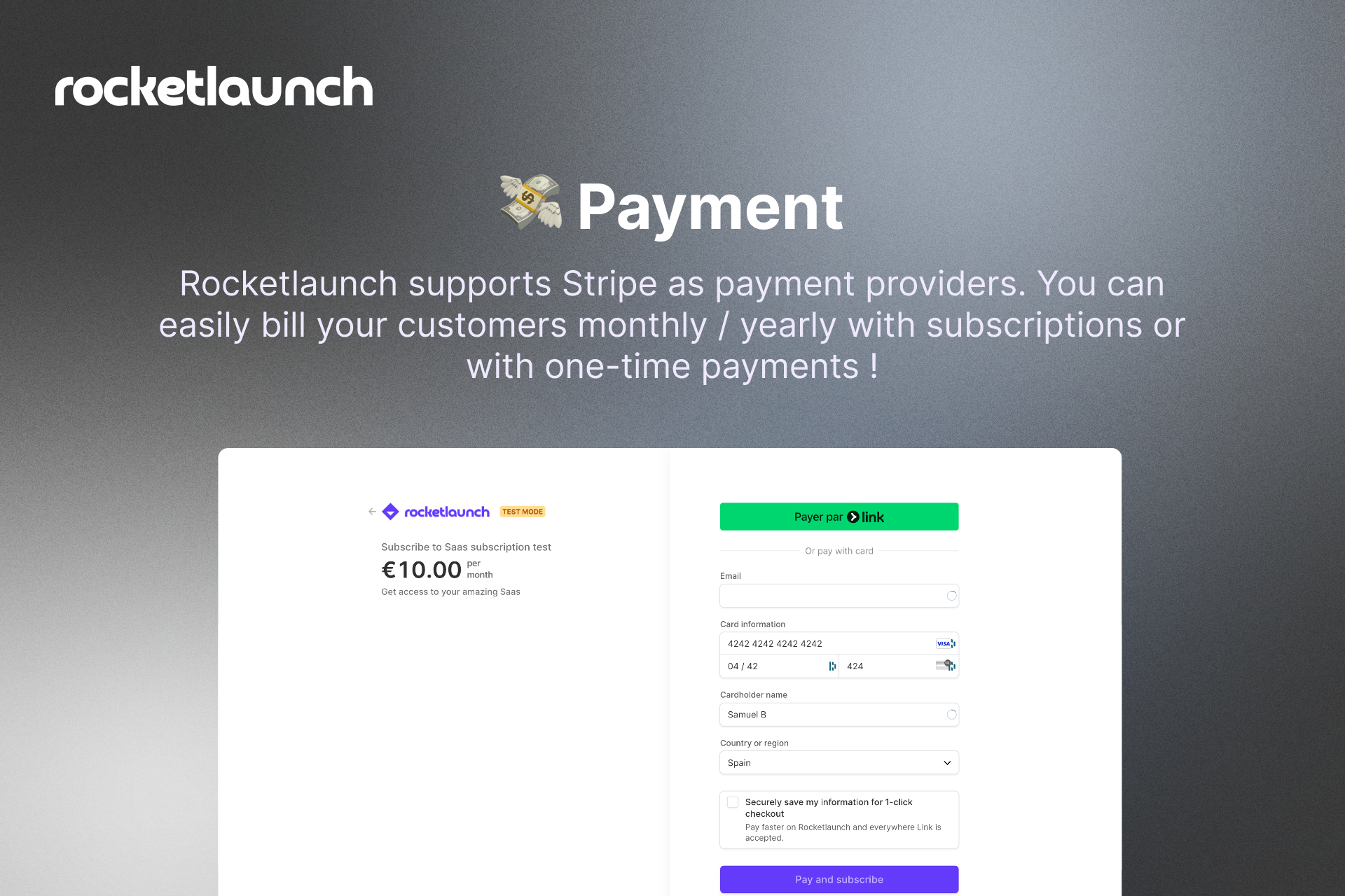 Rocketlaunch - 초보자의 최고의 보일러 플레이트는 SaaS 🚀를 가속화합니다 미디어 4