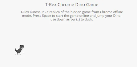 Dinosaur game gallery image