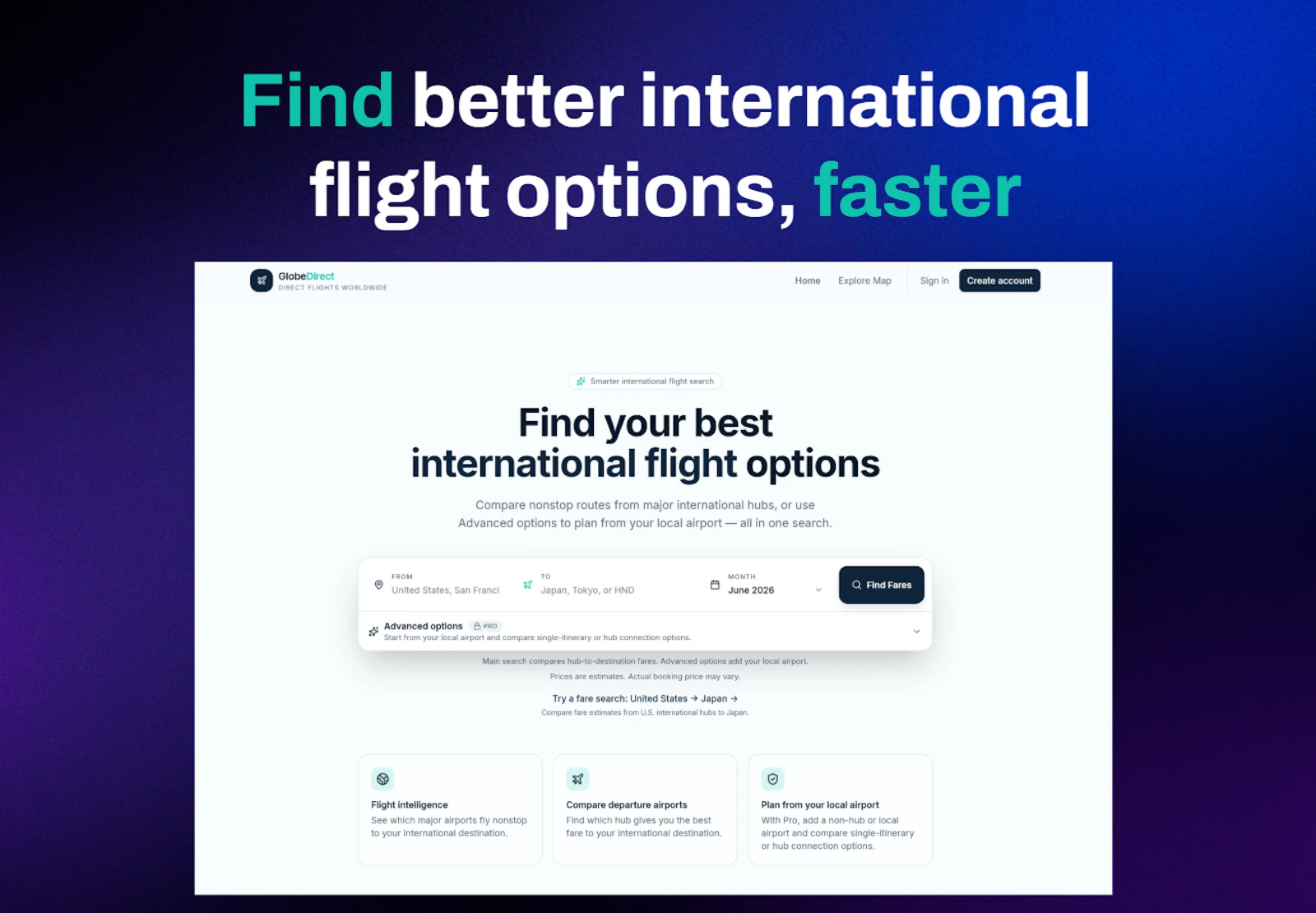 GlobeDirect screenshot 1