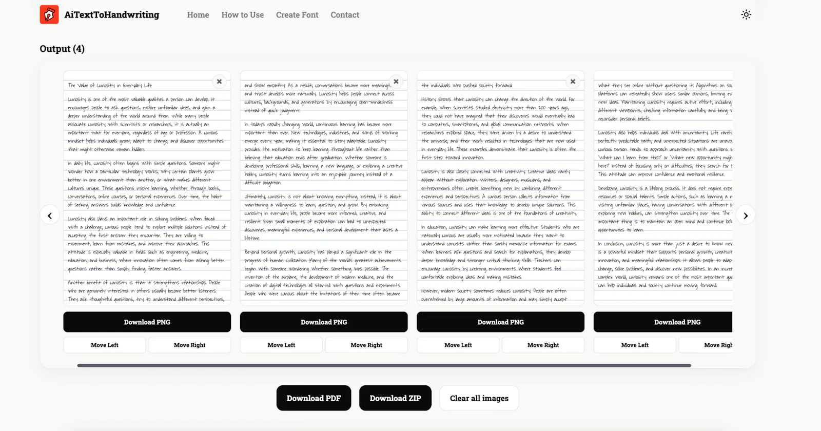 aitexttohandwriting screenshot 4