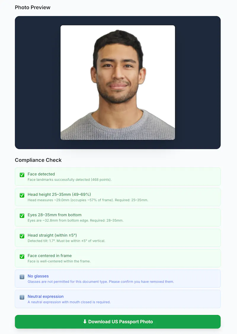 Passport Photo Tool screenshot 5