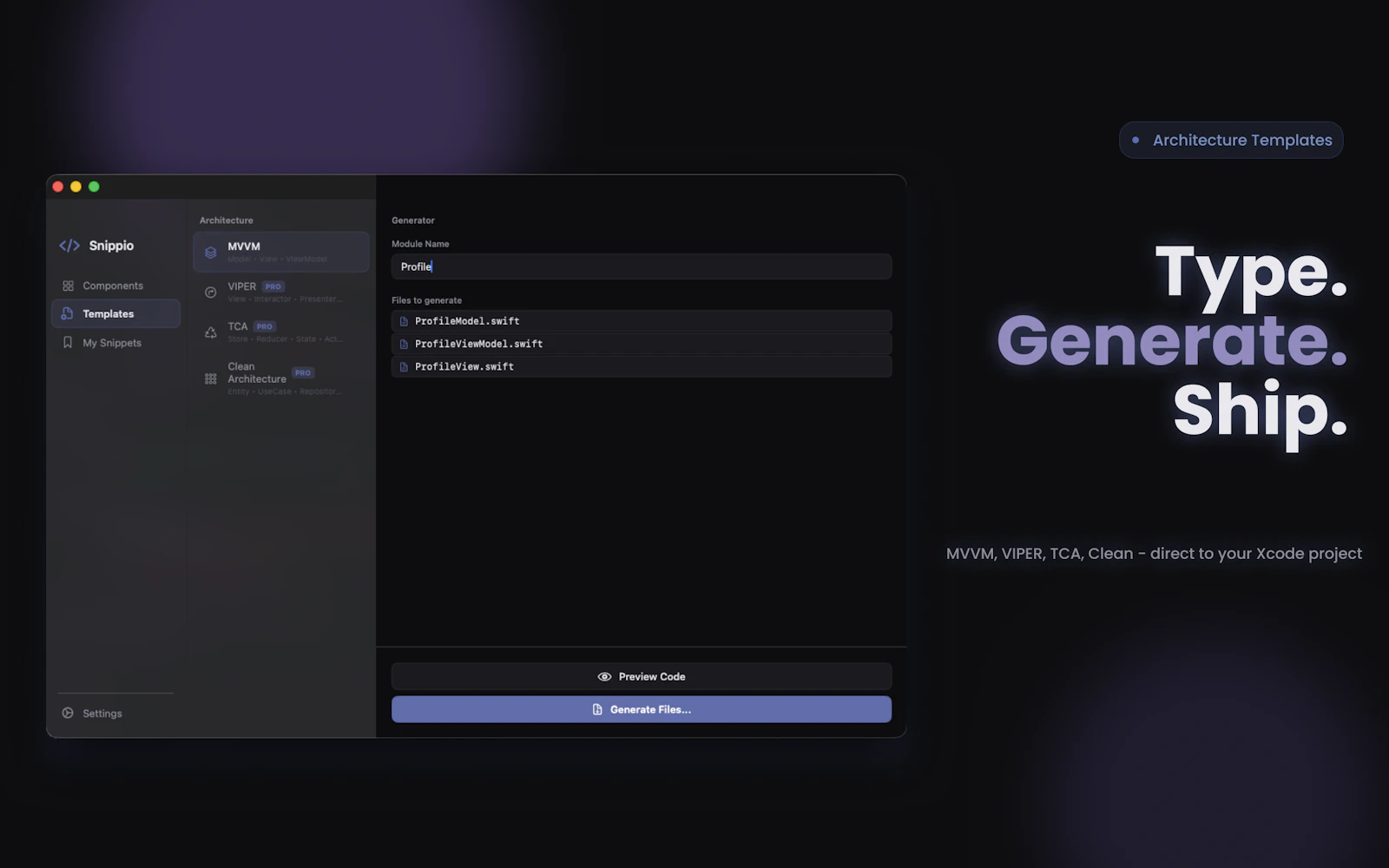 Snippio - Dev Components screenshot 1