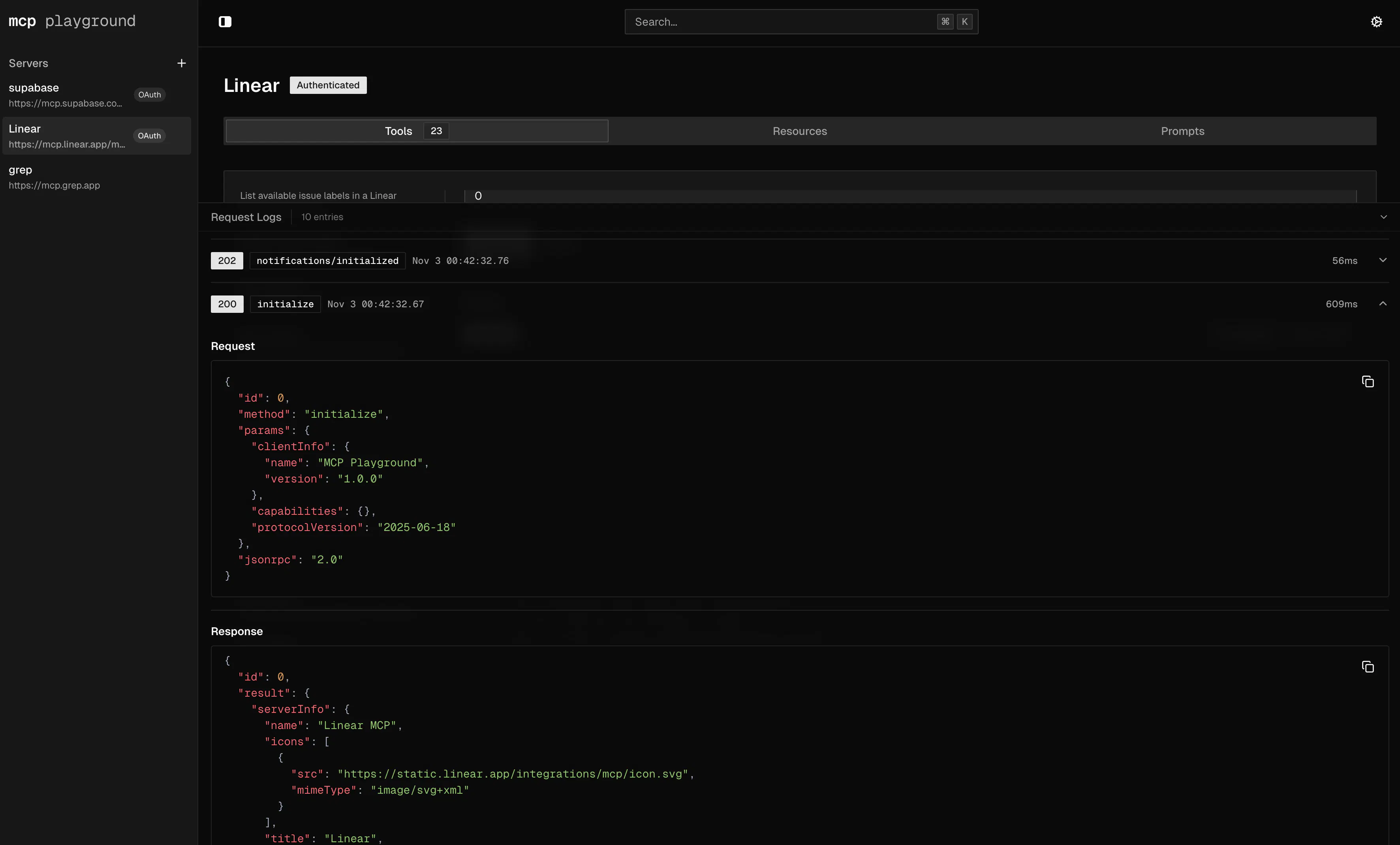MCP Playground: Open-source MCP playground to test and introspect ...