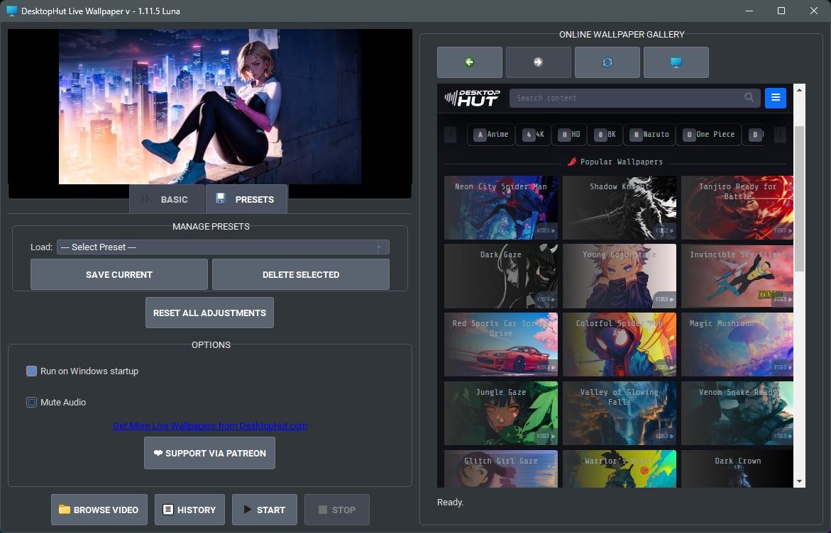 Media Desktophut Live Wallpaper 1.11.5 Luna - Wallpaper Live yang disesuaikan-sekarang dengan galeri terbina dalam. 2