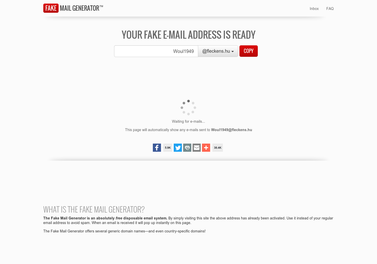 fake generator pop up