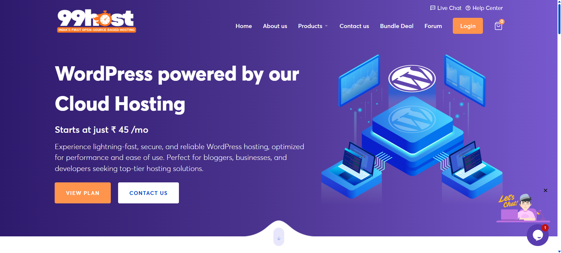 99Host - Screenshot 4 showing product features and functionality