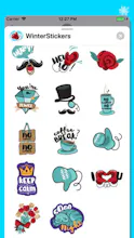 Winter, Snow & Coffee Stickers gallery image