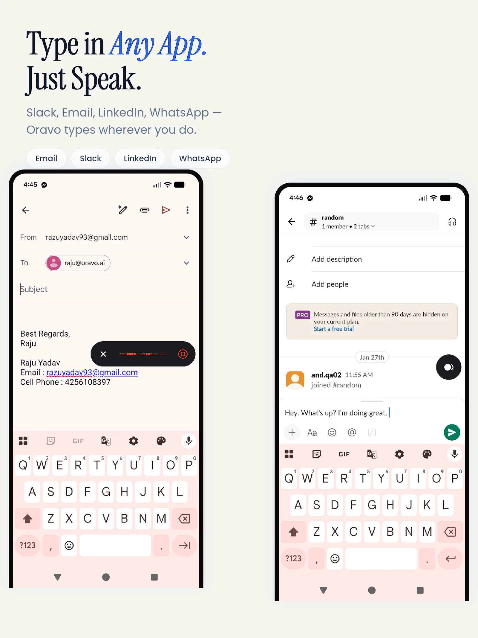 Oravo.ai screenshot 9