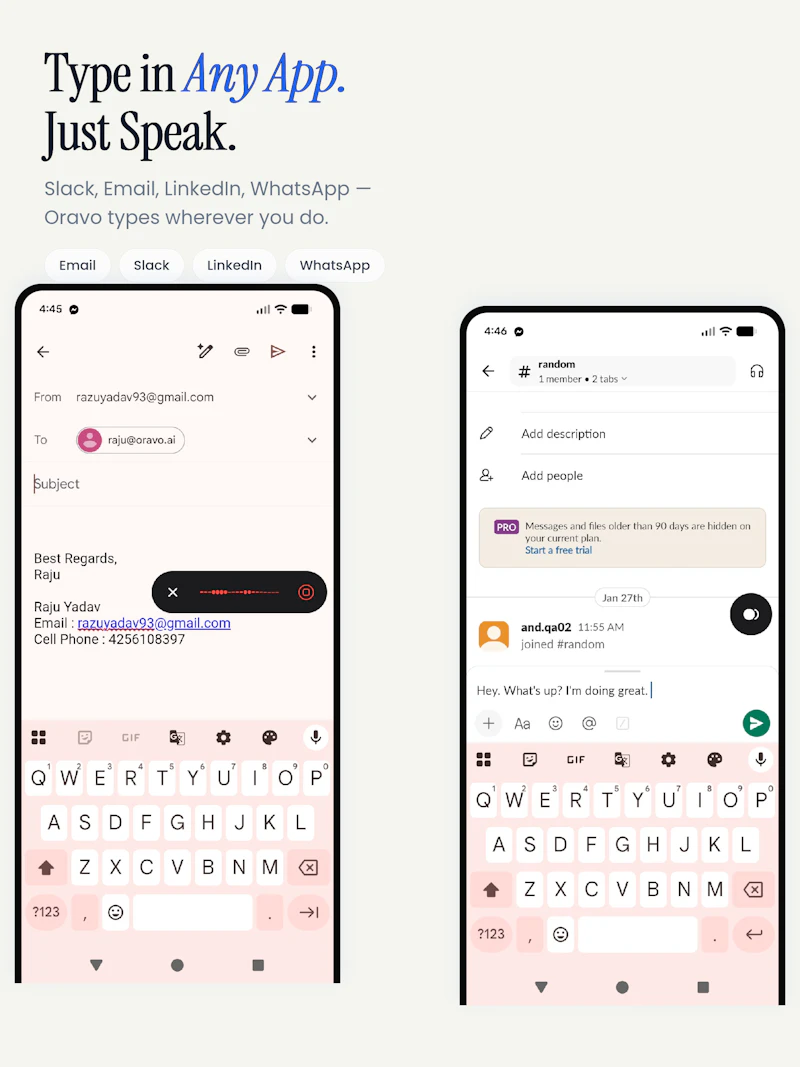 Oravo.ai screenshot 9