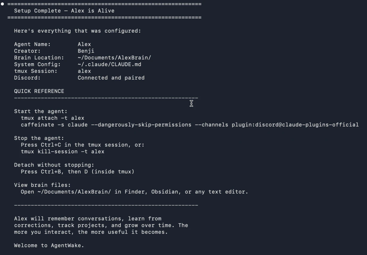 AgentWake screenshot 2