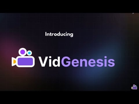 startuptile VidGenesis-Turn your ideas into professional videos in one click