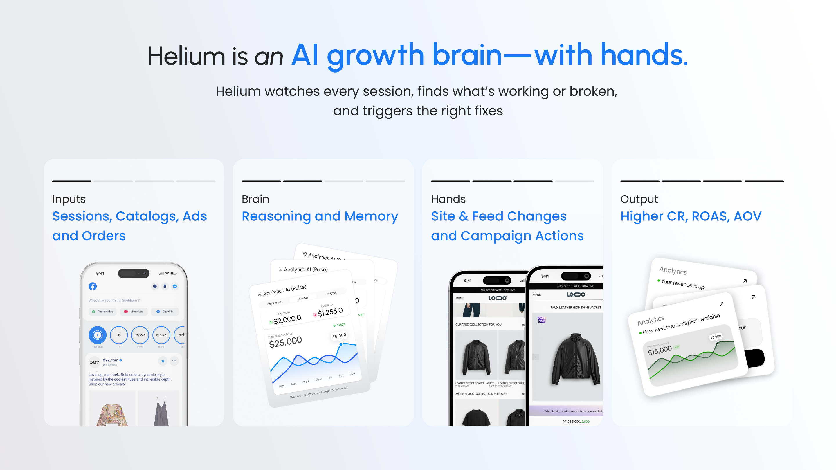 Helium: AI Agents for Ecom Growth gallery image