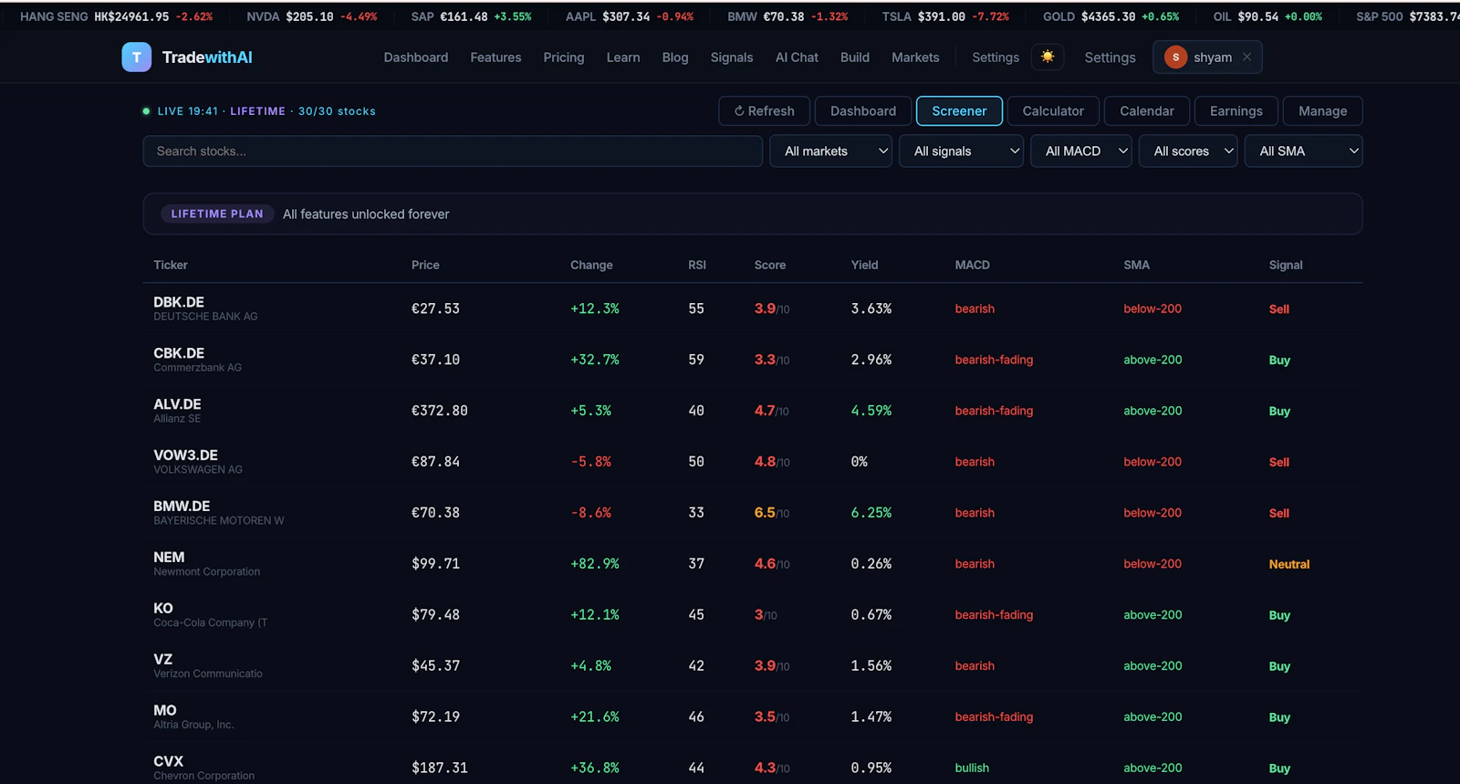 AI Stock Analyser screenshot 1