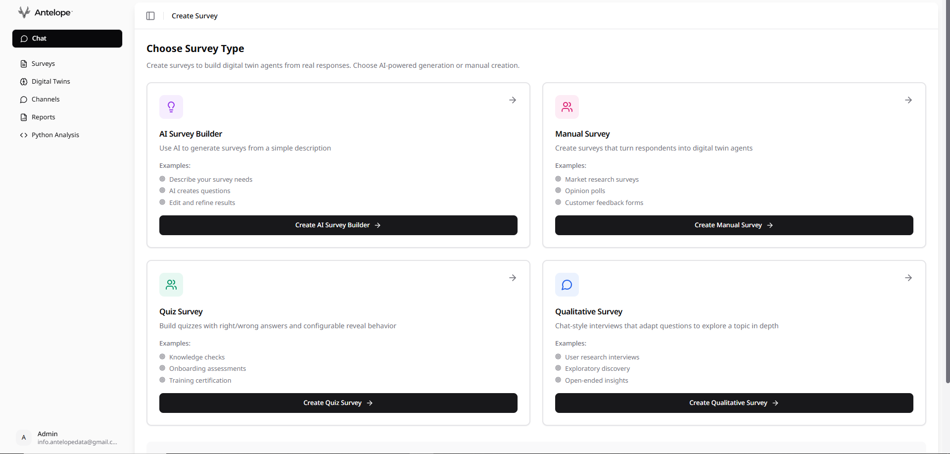 Antelope Data - Screenshot 3 showing product features and functionality