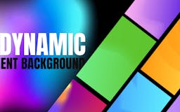 Daynamic Gradient Background  media 1
