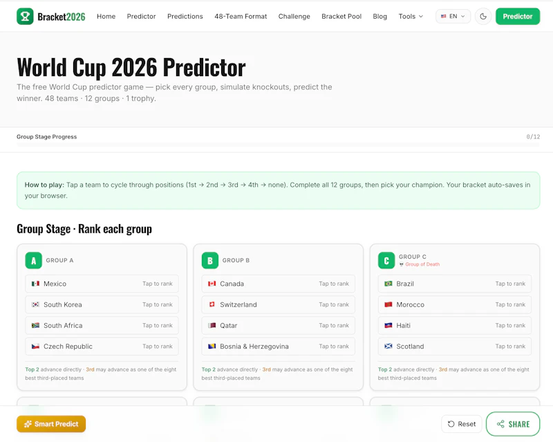 Bracket 2026 screenshot 2