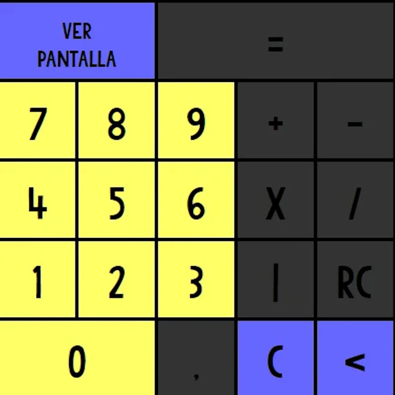calculadora alicia screenshot 1
