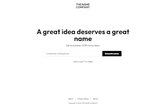 THE NAME COMPANY gallery image