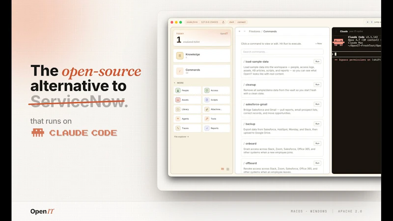 OpenIT screenshot 1 (video preview)