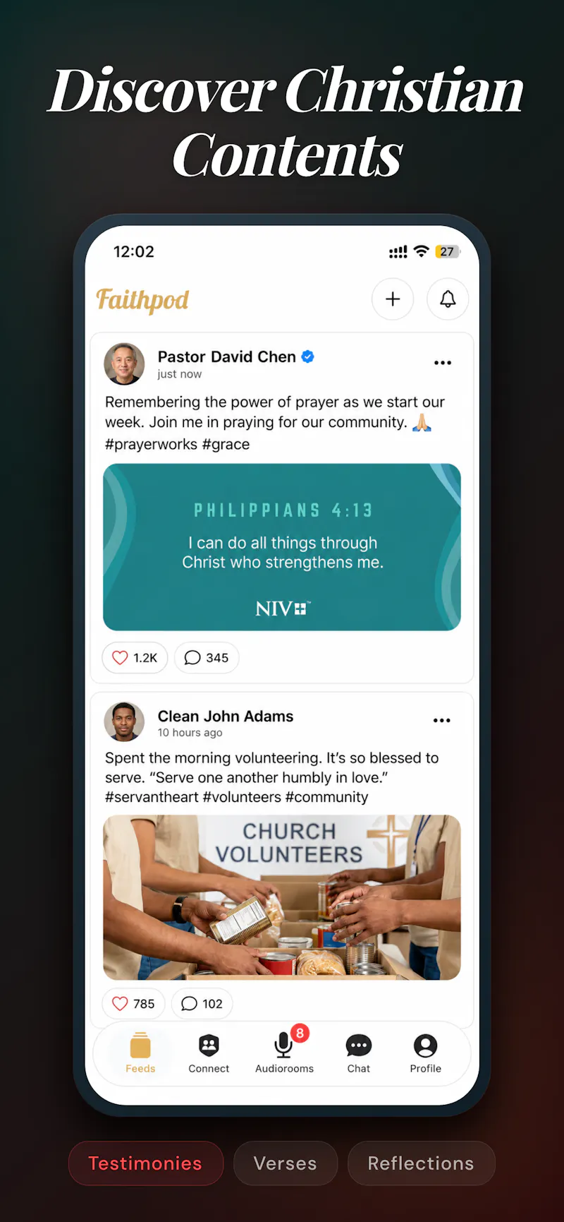 Faithpod: Christian Social screenshot 1