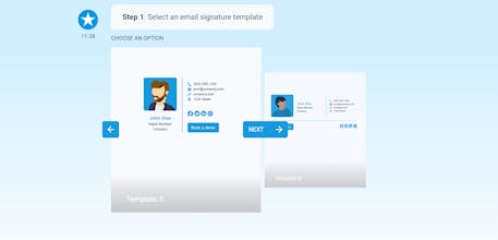 Free Email Signature Template Generator gallery image