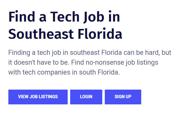 South Florida Tech Jobs