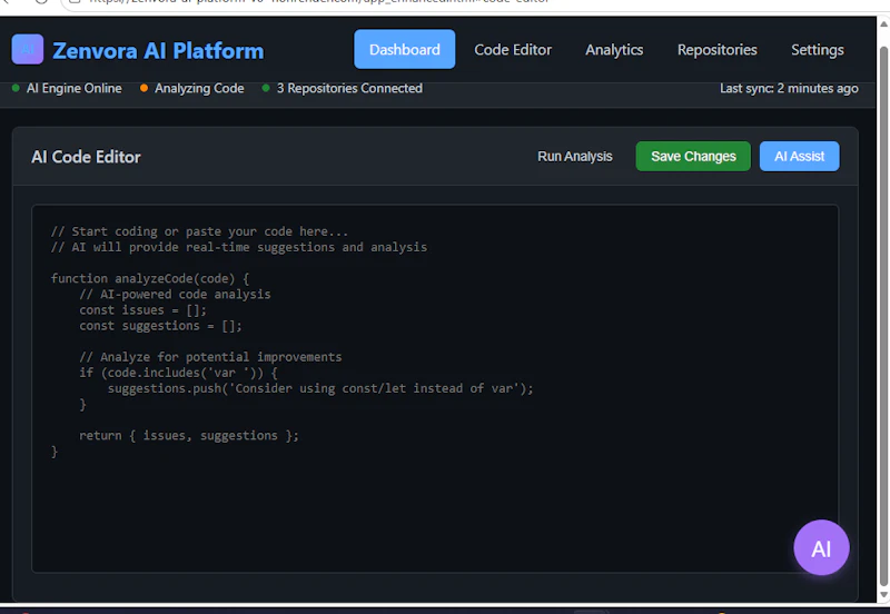 Zenvora screenshot 1