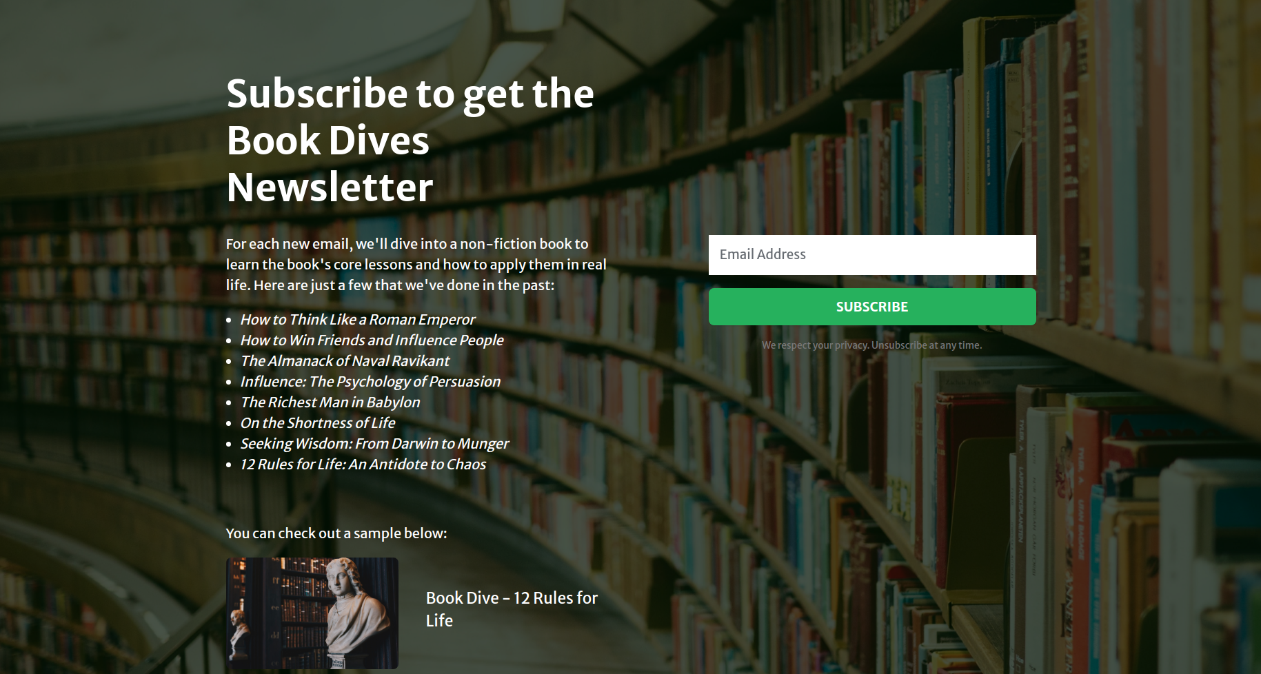 Book Dives gallery image