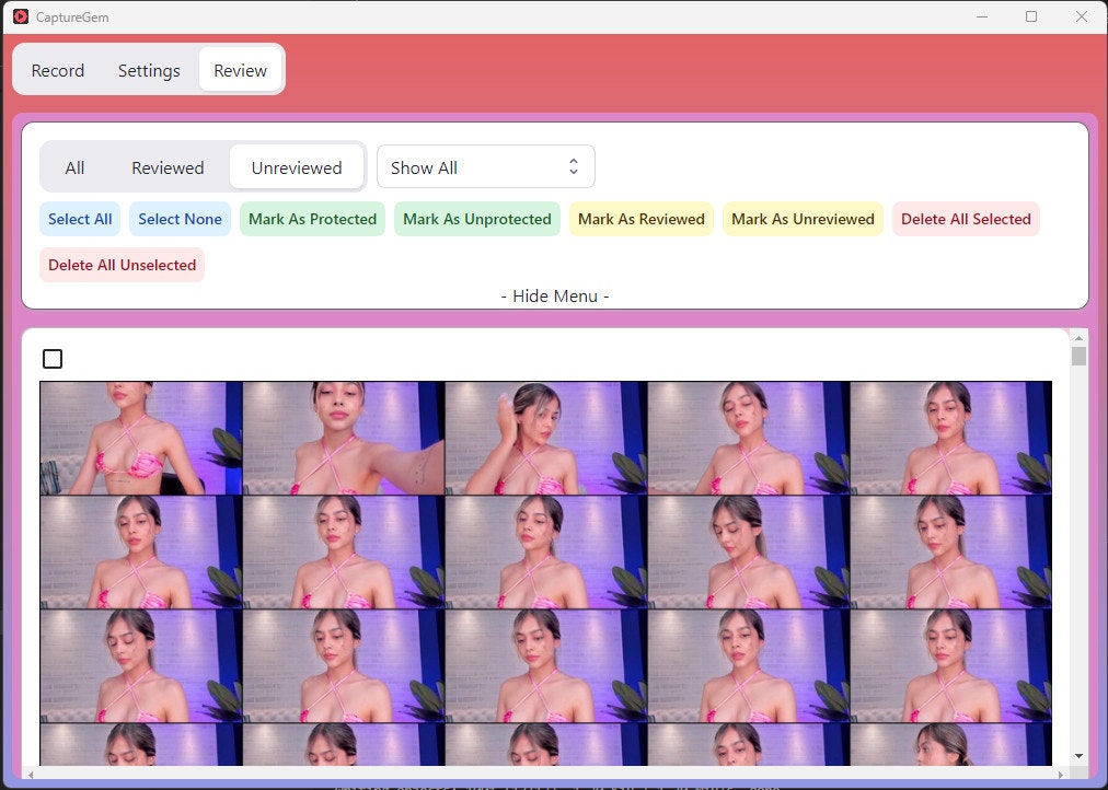 Capturegem - บันทึกโมเดล CAM จากไซต์สตรีมมิ่งสำหรับผู้ใหญ่ VR & Non-VR media 2