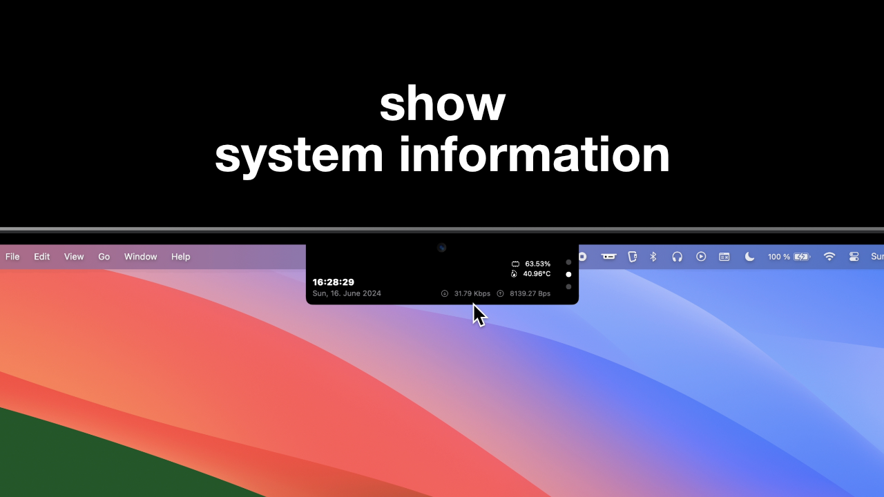 fluidnot - MacBook 용 헤드 업 디스플레이를 재 설계했습니다 미디어 4